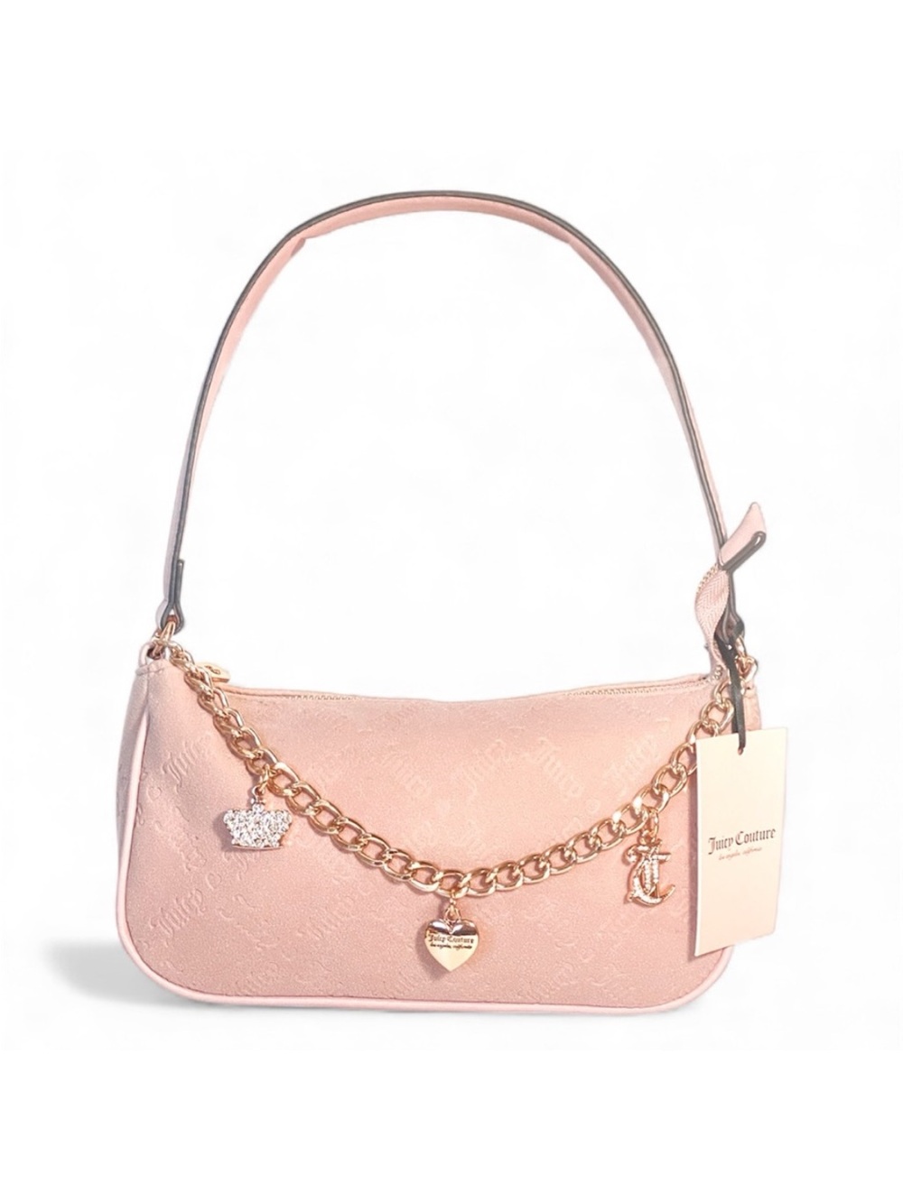 Juicy Couture A Little Crush shoulder bag with a gold chain charm - Picture 4 of 17